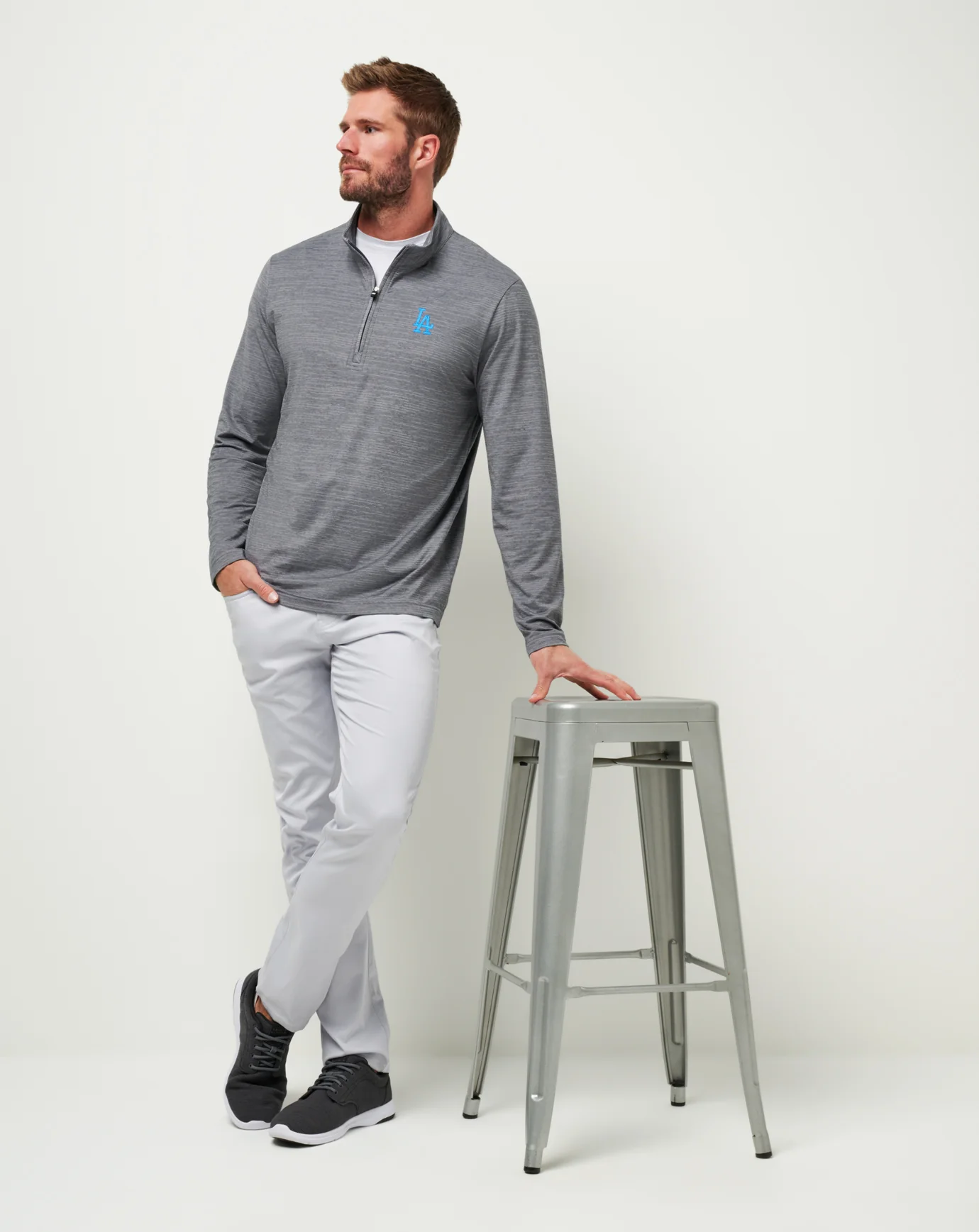 Los Angeles Dodgers The Heater Quarter Zip - Image 6