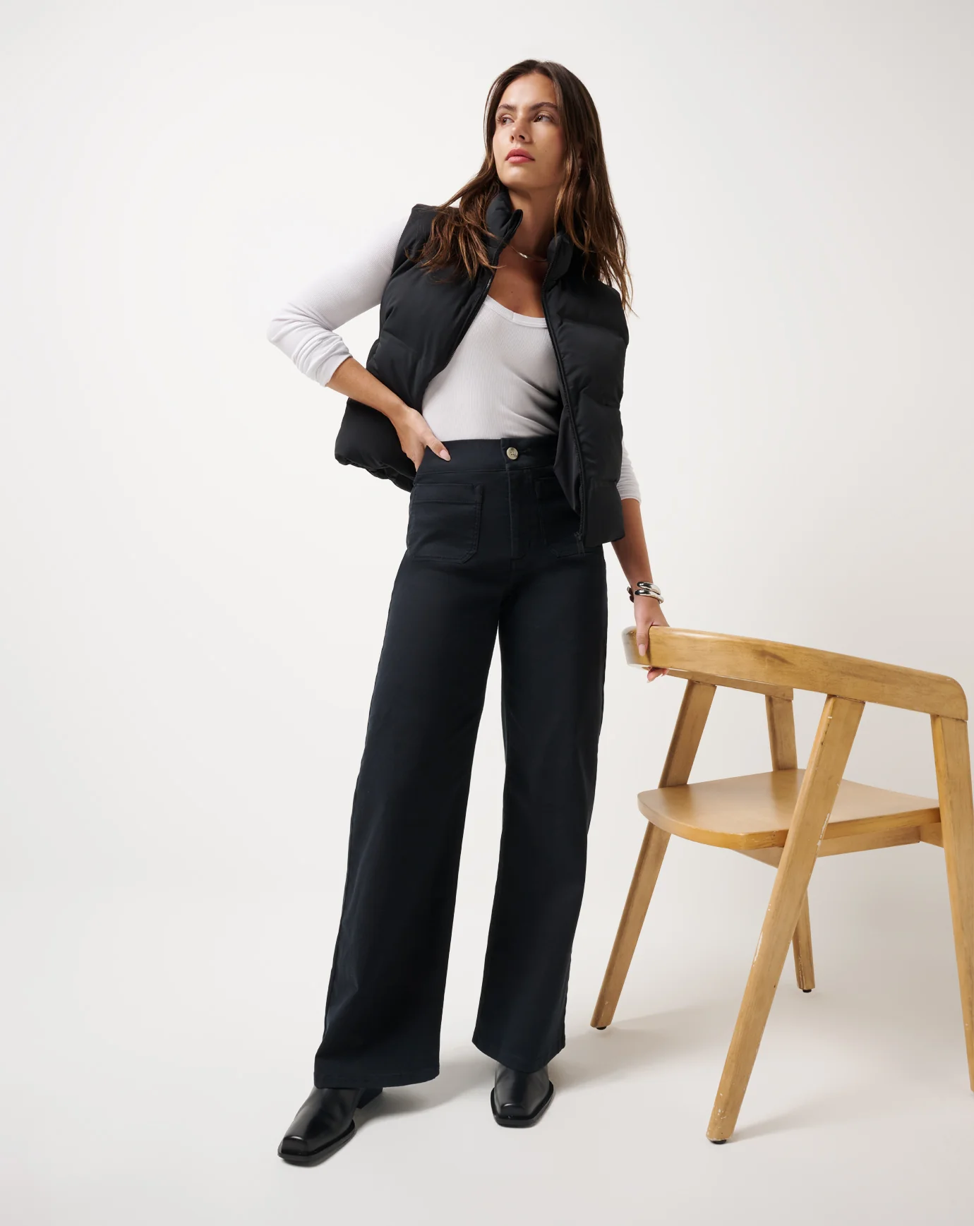 Moontide Bonded Puffer Vest - Image 6