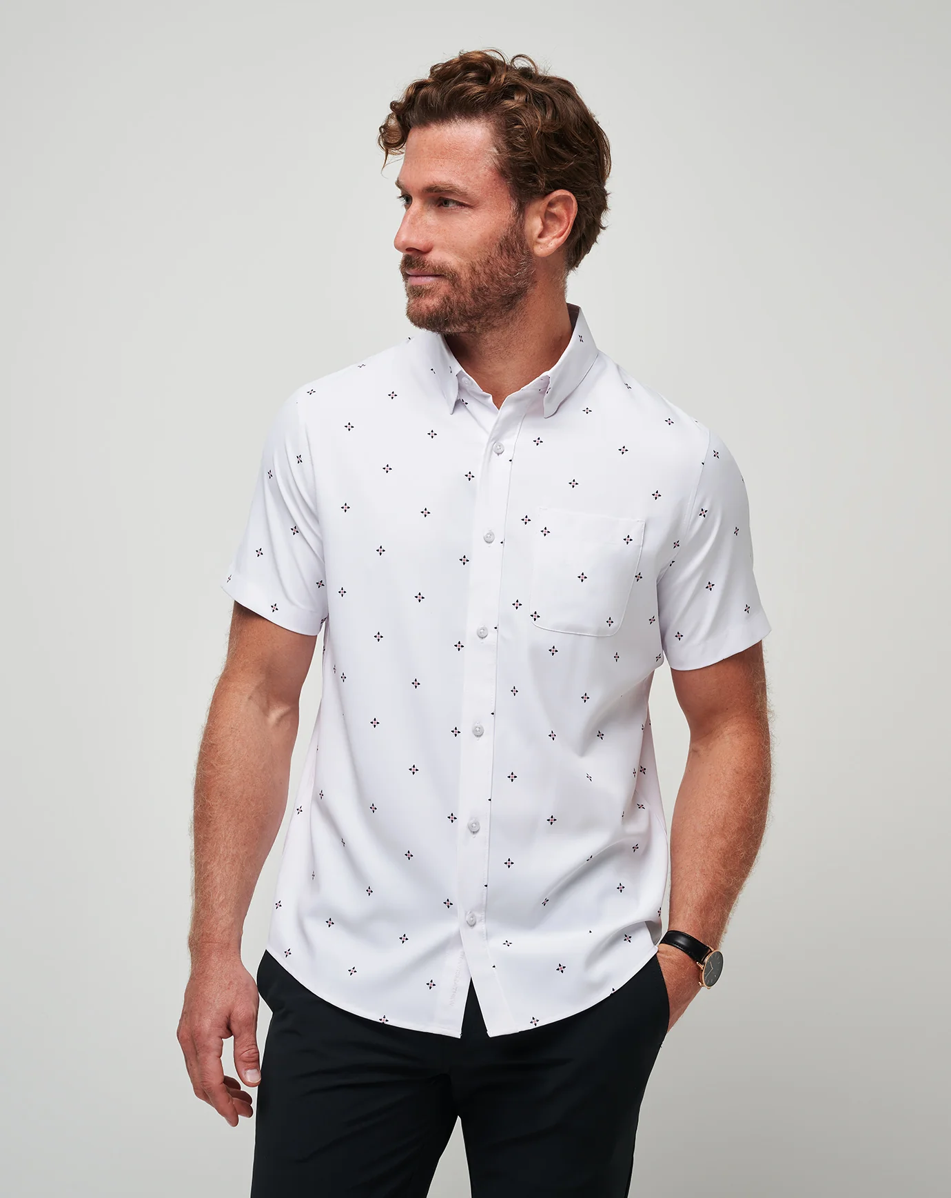 Olive Branch Button-Up