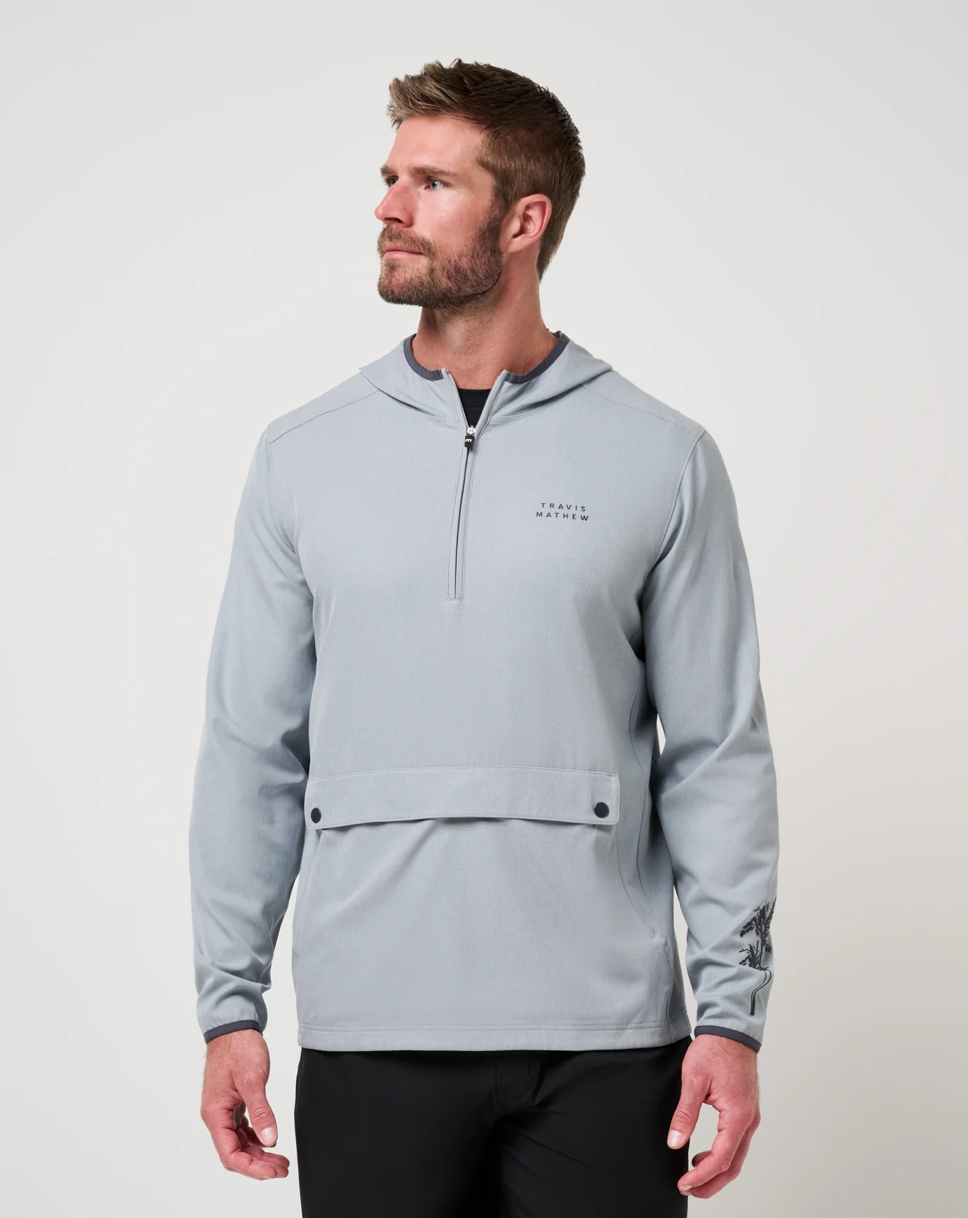 Out Of Pocket Hooded Quarter Zip