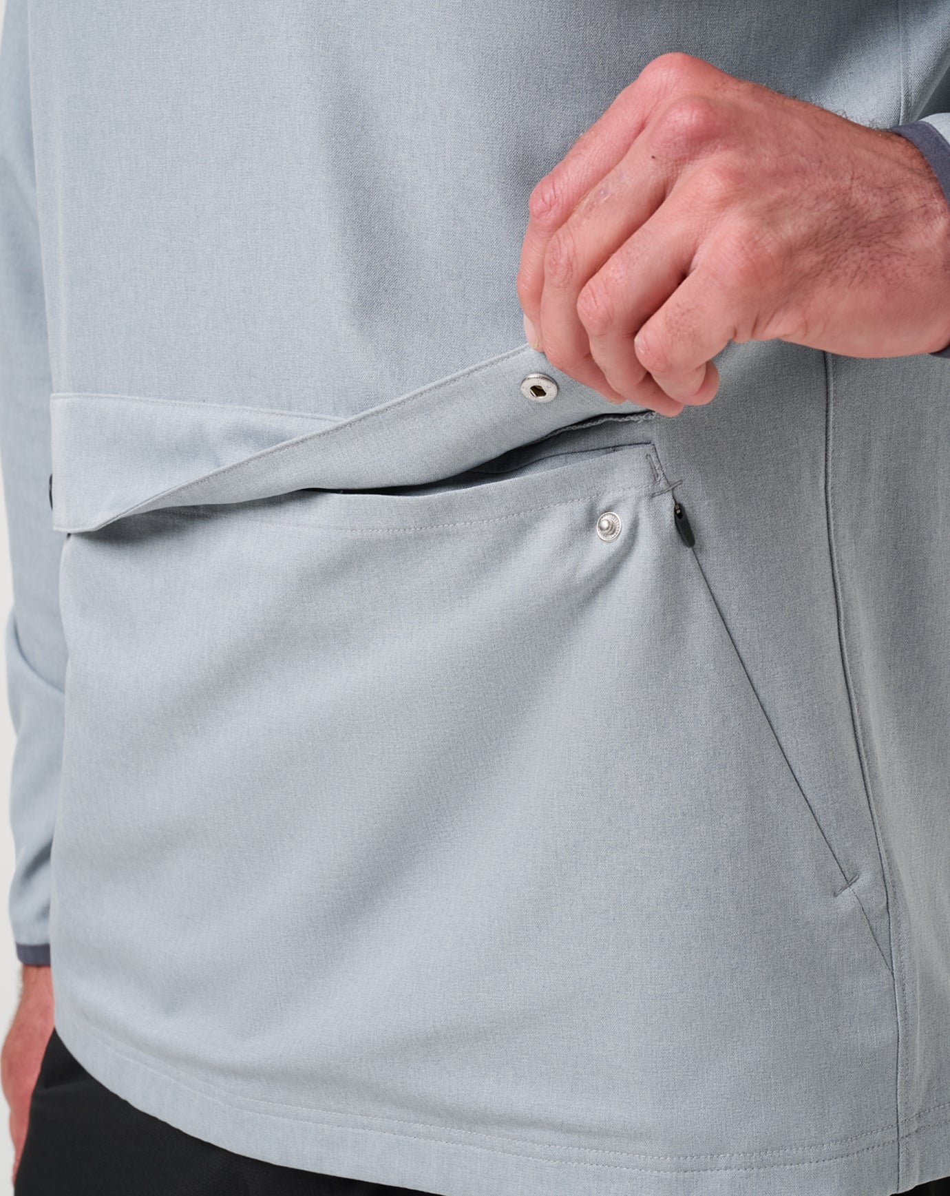 Out Of Pocket Hooded Quarter Zip - Image 6