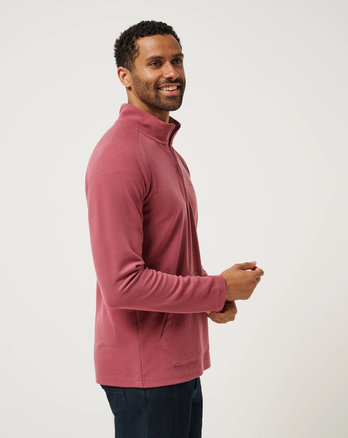Performance Waffle Quarter Zip - Image 34