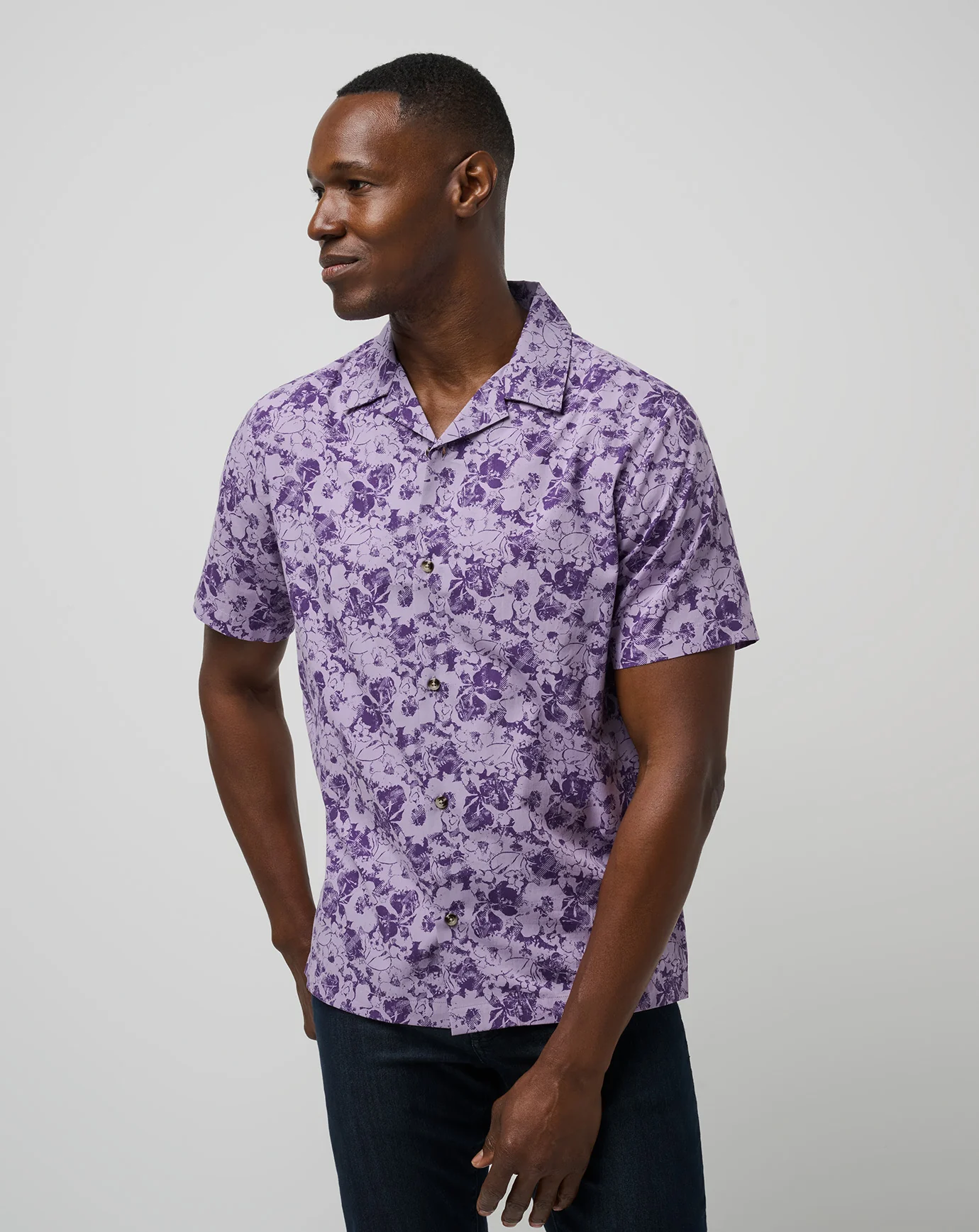 Phoning In Button-Up
