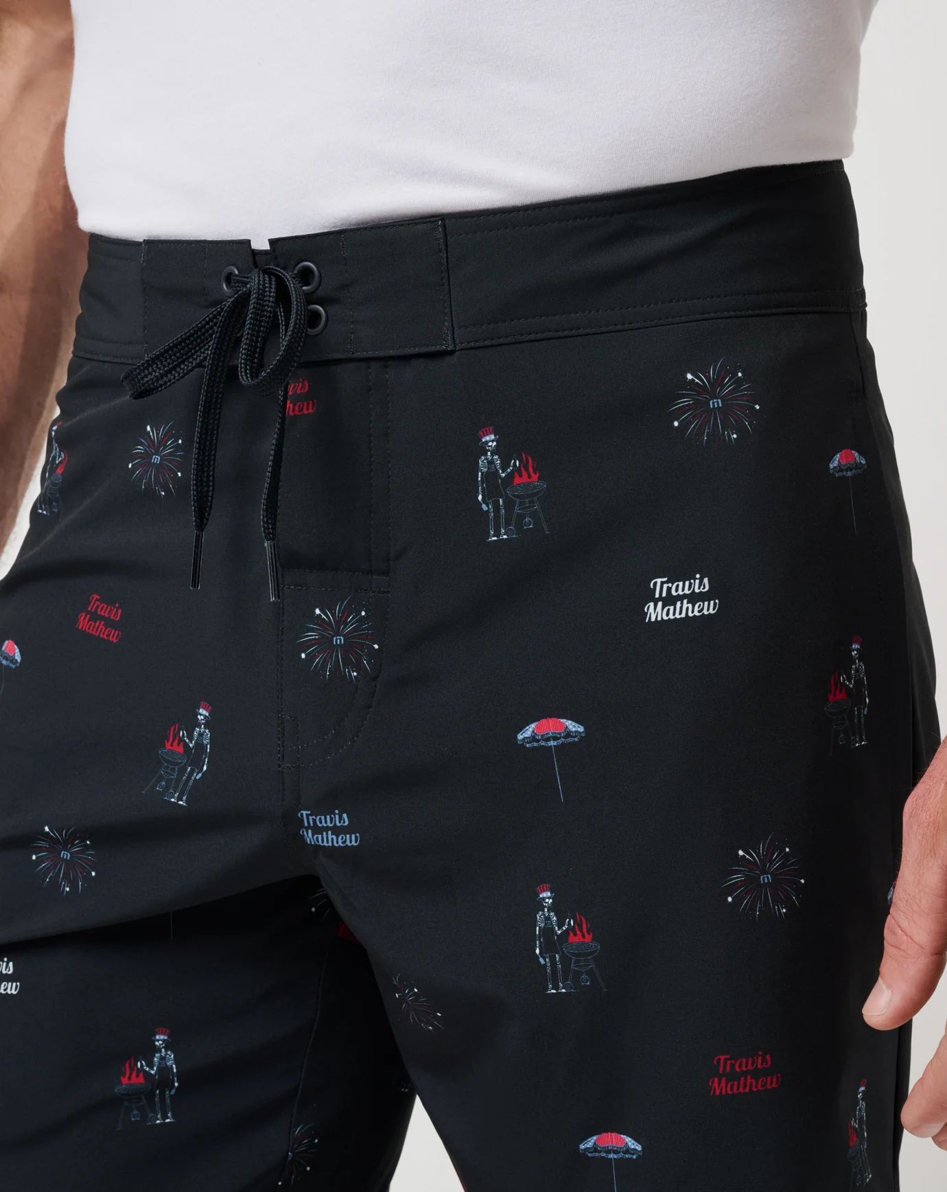 Red White And Booyah Boardshort - Image 4