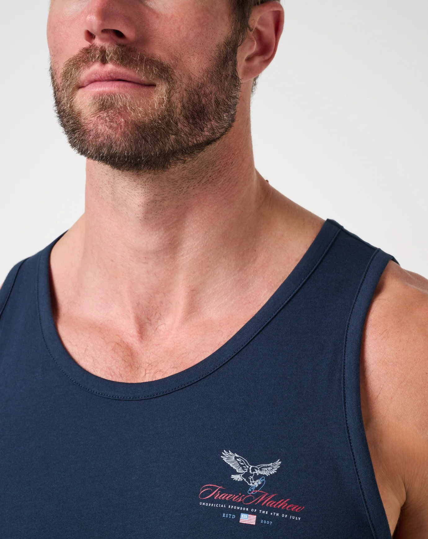 Red White BBQ Tank - Image 4