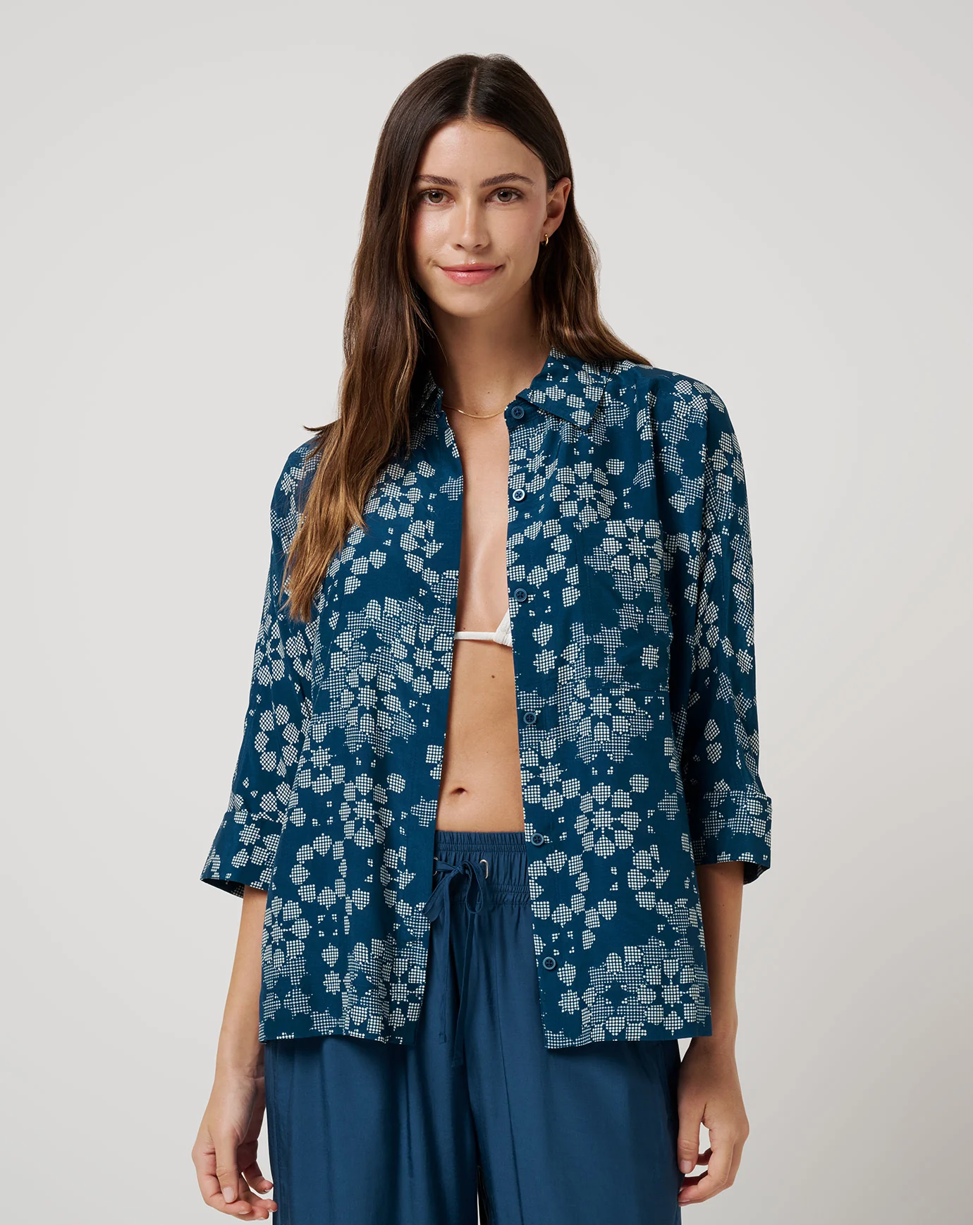 Savanna Printed Button-Up - Image 5