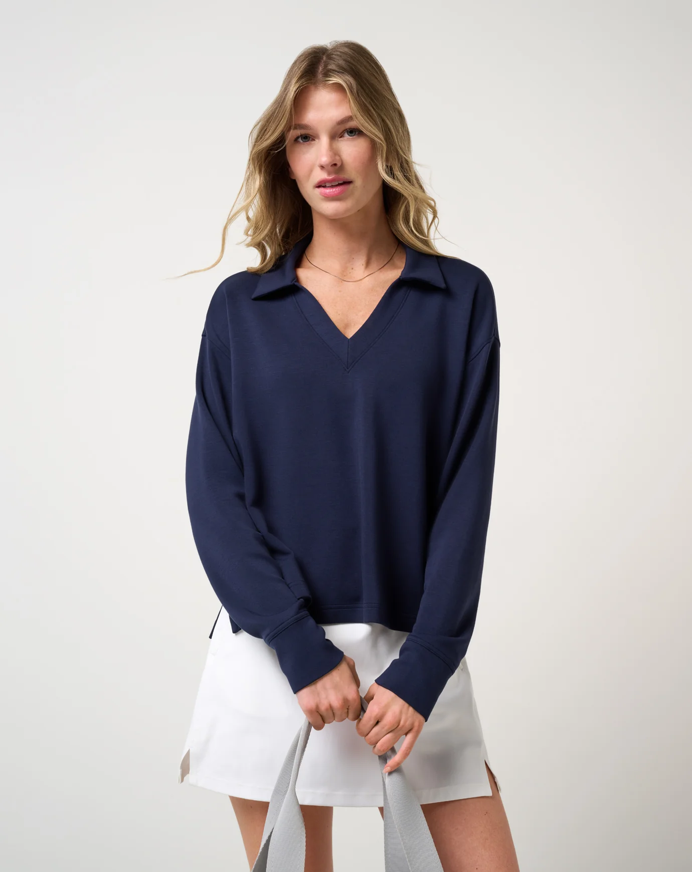 Skyloft Soft Vneck Pullover - Image 4