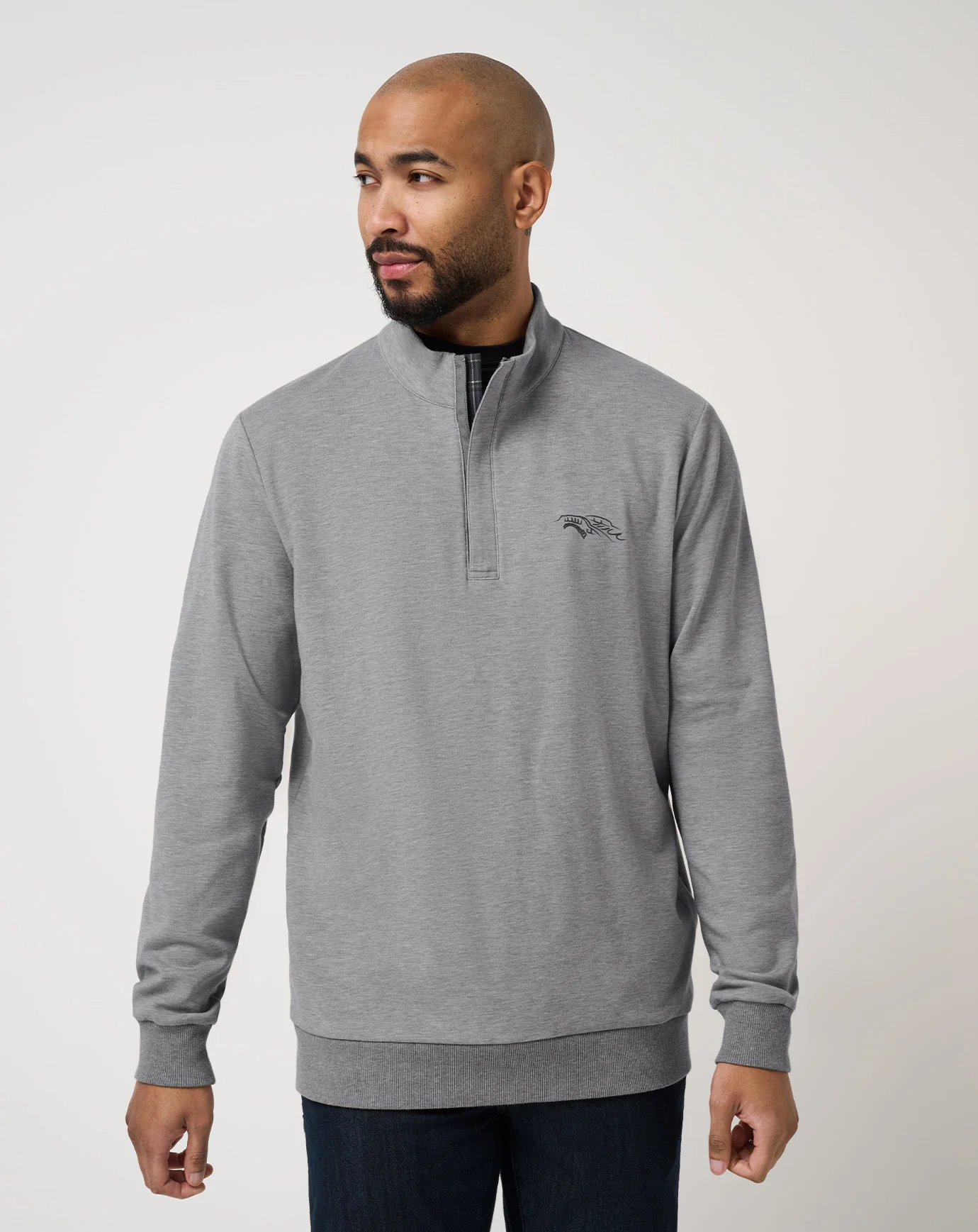 St Andrews Shadow Check 2.0 Quarter Zip - Image 11