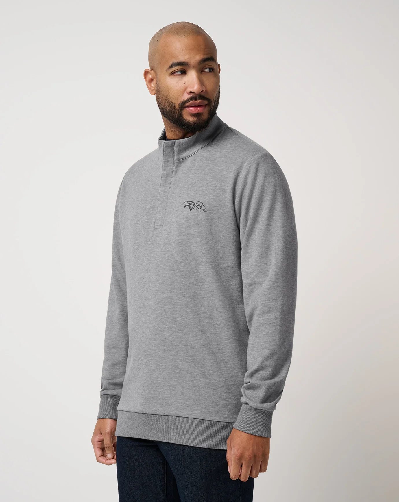 St Andrews Shadow Check 2.0 Quarter Zip - Image 12