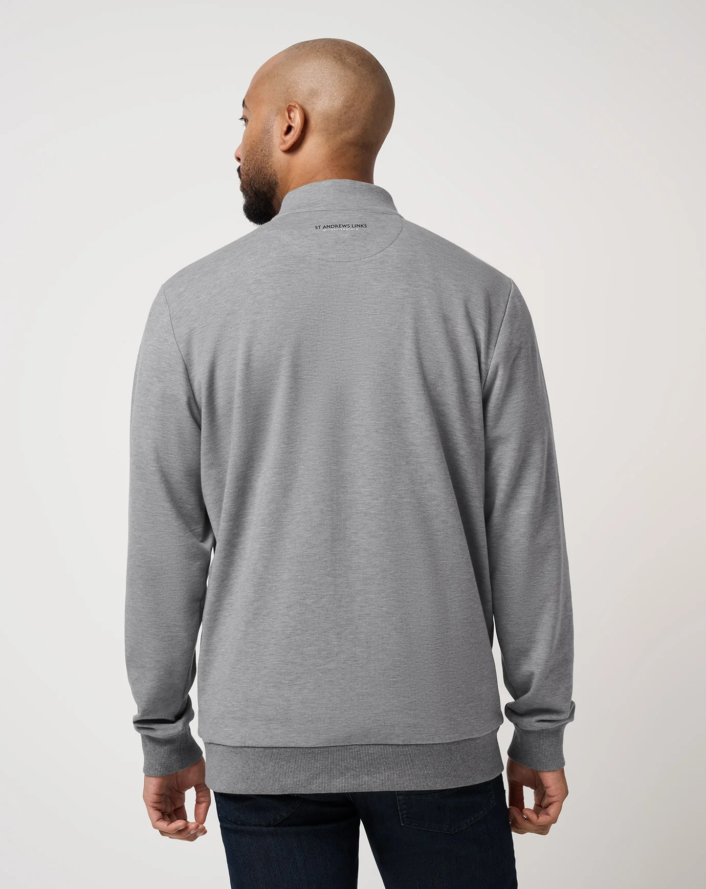 St Andrews Shadow Check 2.0 Quarter Zip - Image 13