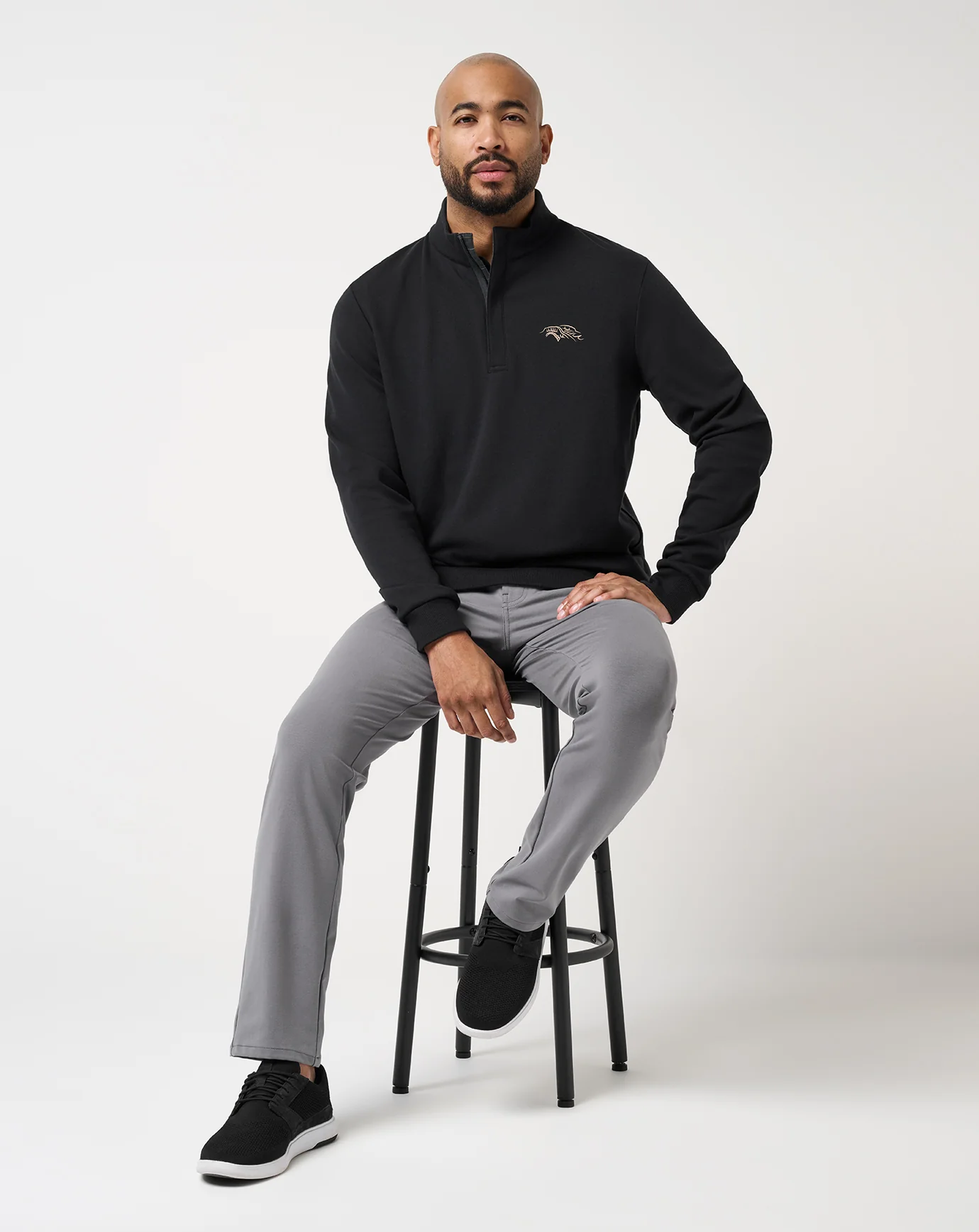 St Andrews Shadow Check 2.0 Quarter Zip - Image 8
