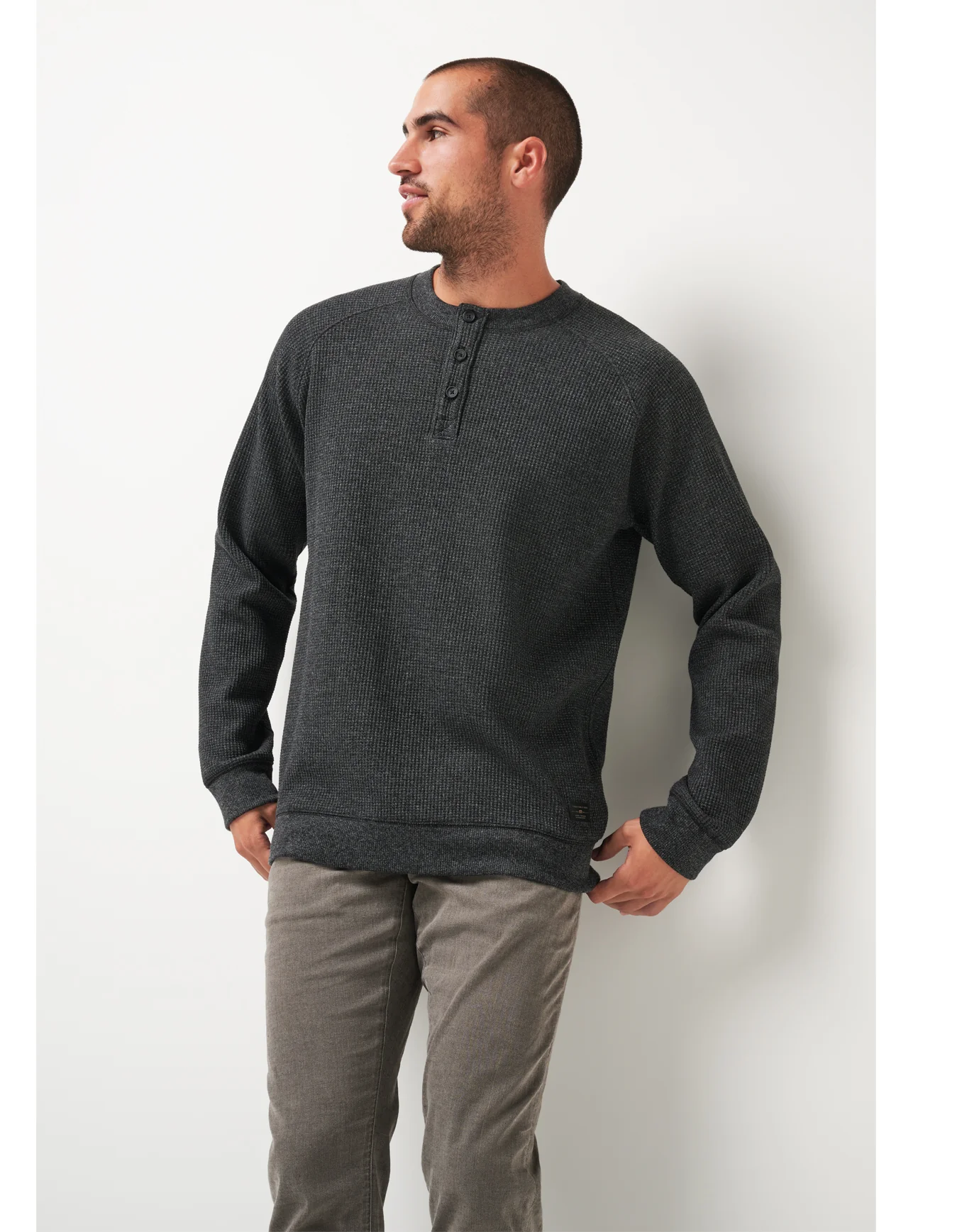 Storm Brew Cloud Waffle Henley - Image 5