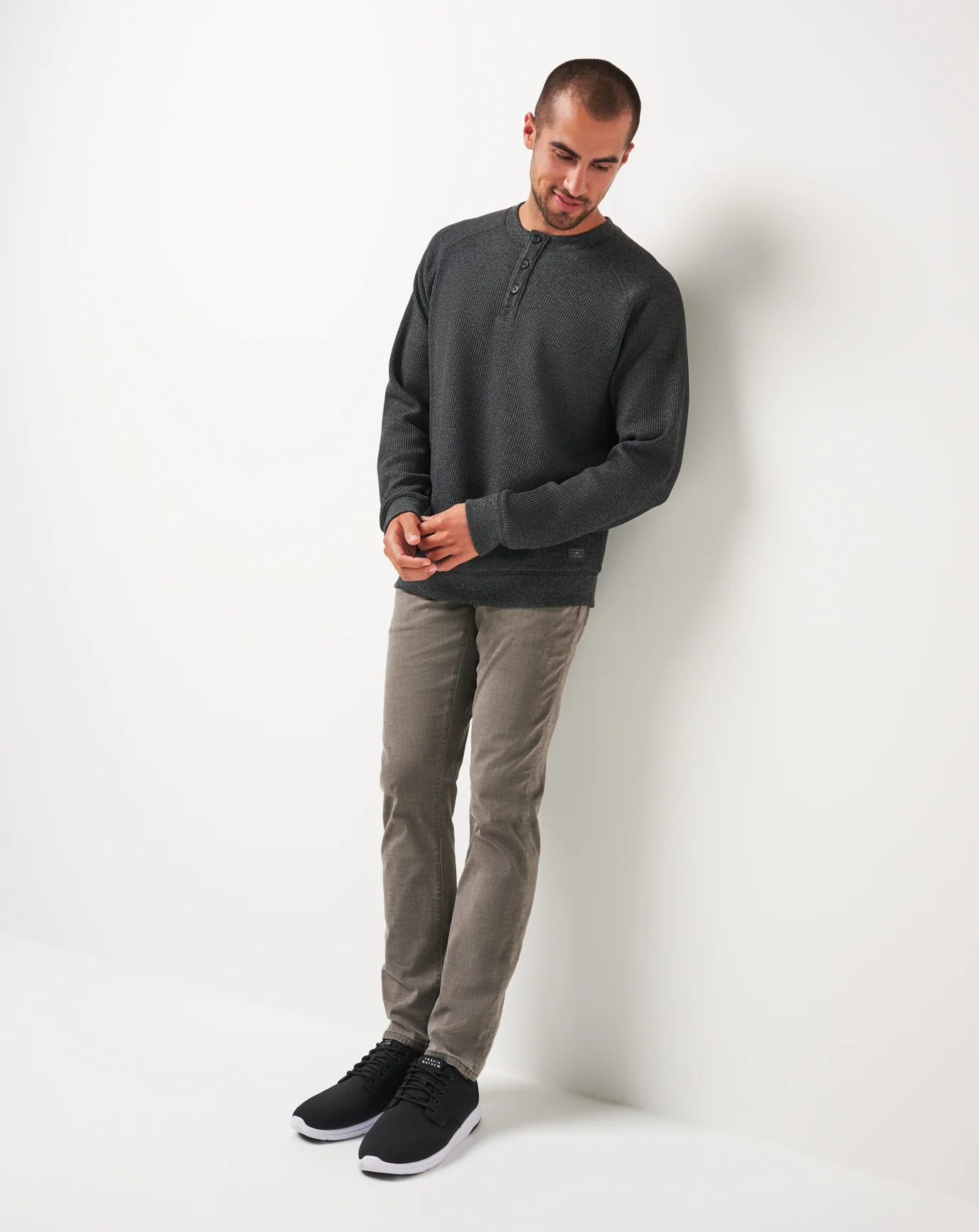 Storm Brew Cloud Waffle Henley - Image 6