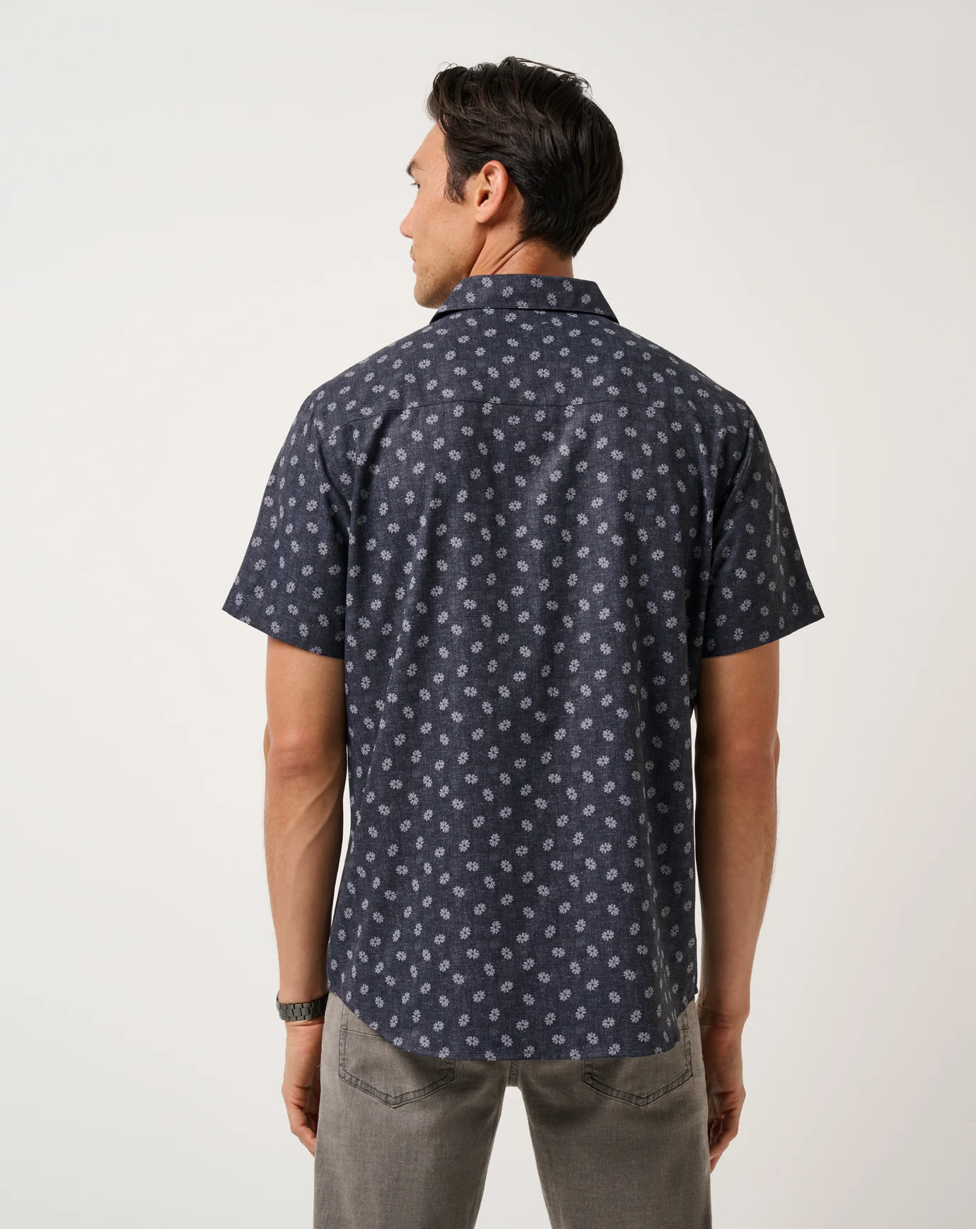 Techwoven Grey Wind Button-Up - Image 3