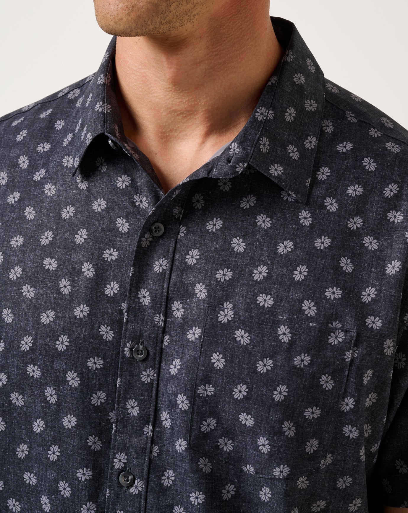 Techwoven Grey Wind Button-Up - Image 4