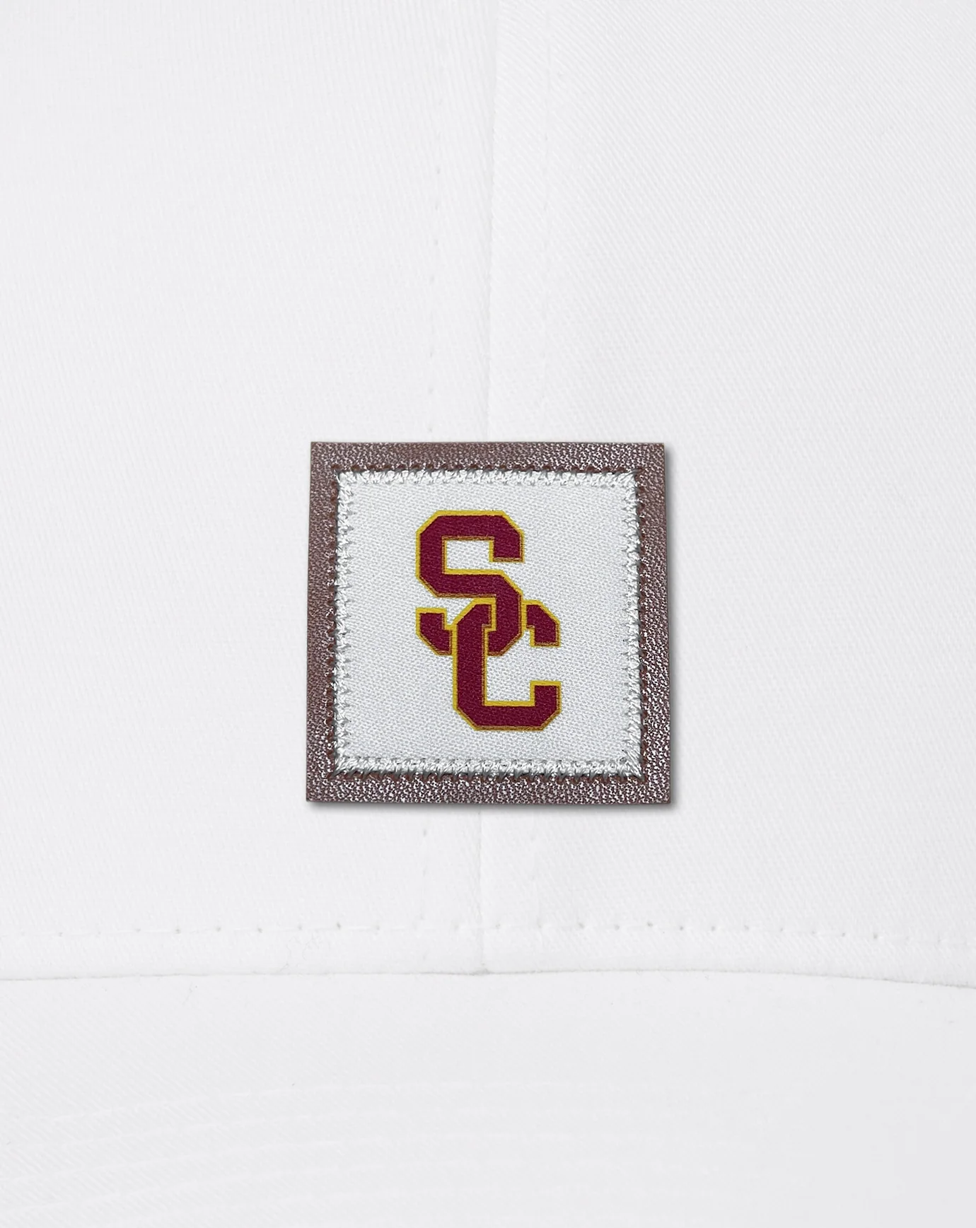 USC Leather Patch Snapback Hat - Image 4